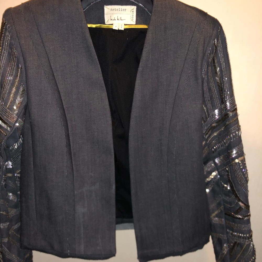 grey elegant jacket